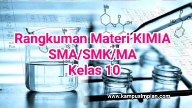 Download Rangkuman Materi Kimia Kelas 10 SMA/SMK/MA