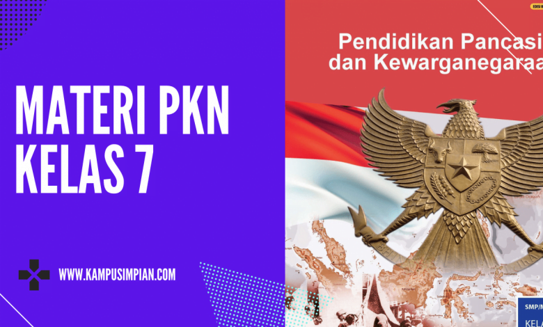 Materi Lengkap PKn kelas 7 SMP dan MTs