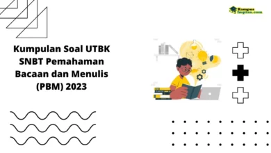 Kumpulan Soal UTBK SNBT Pemahaman Bacaan dan Menulis PBM 2023