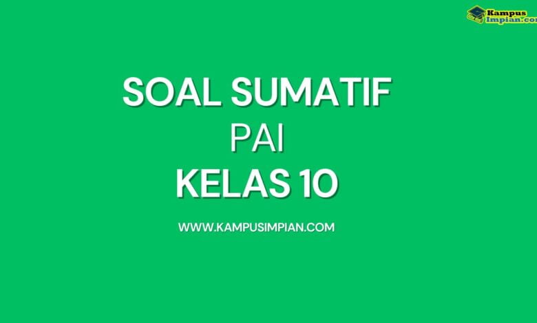 Contoh soal pai kelas 10 semester 1
